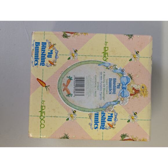 My Blushing Bunnies Love Grows a Bounty of Blessings Enesco Rabbit Figurine Fall - Picture 7 of 7